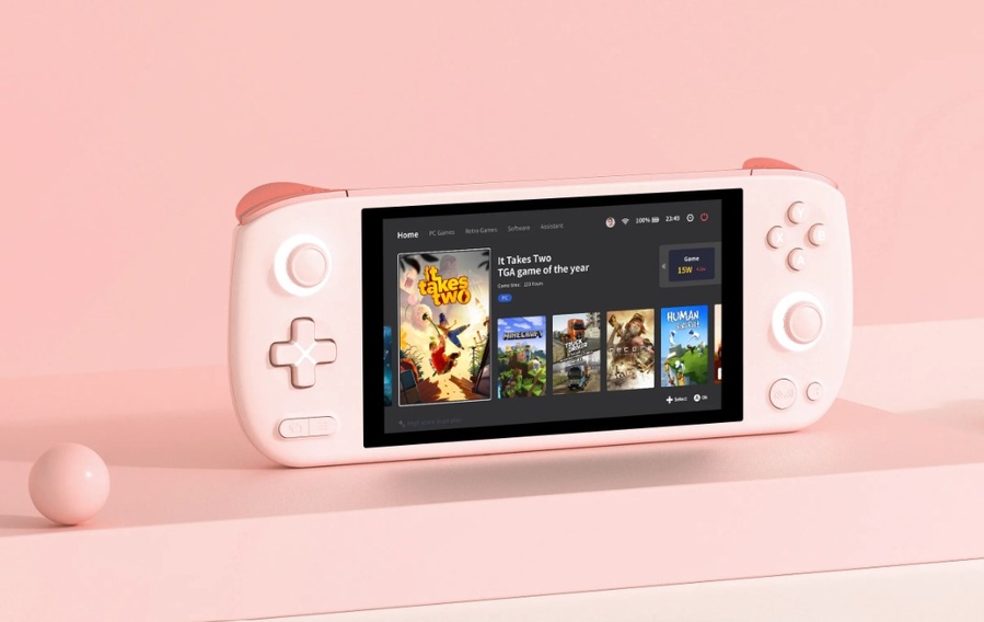 Pink Handheld Gaming PC